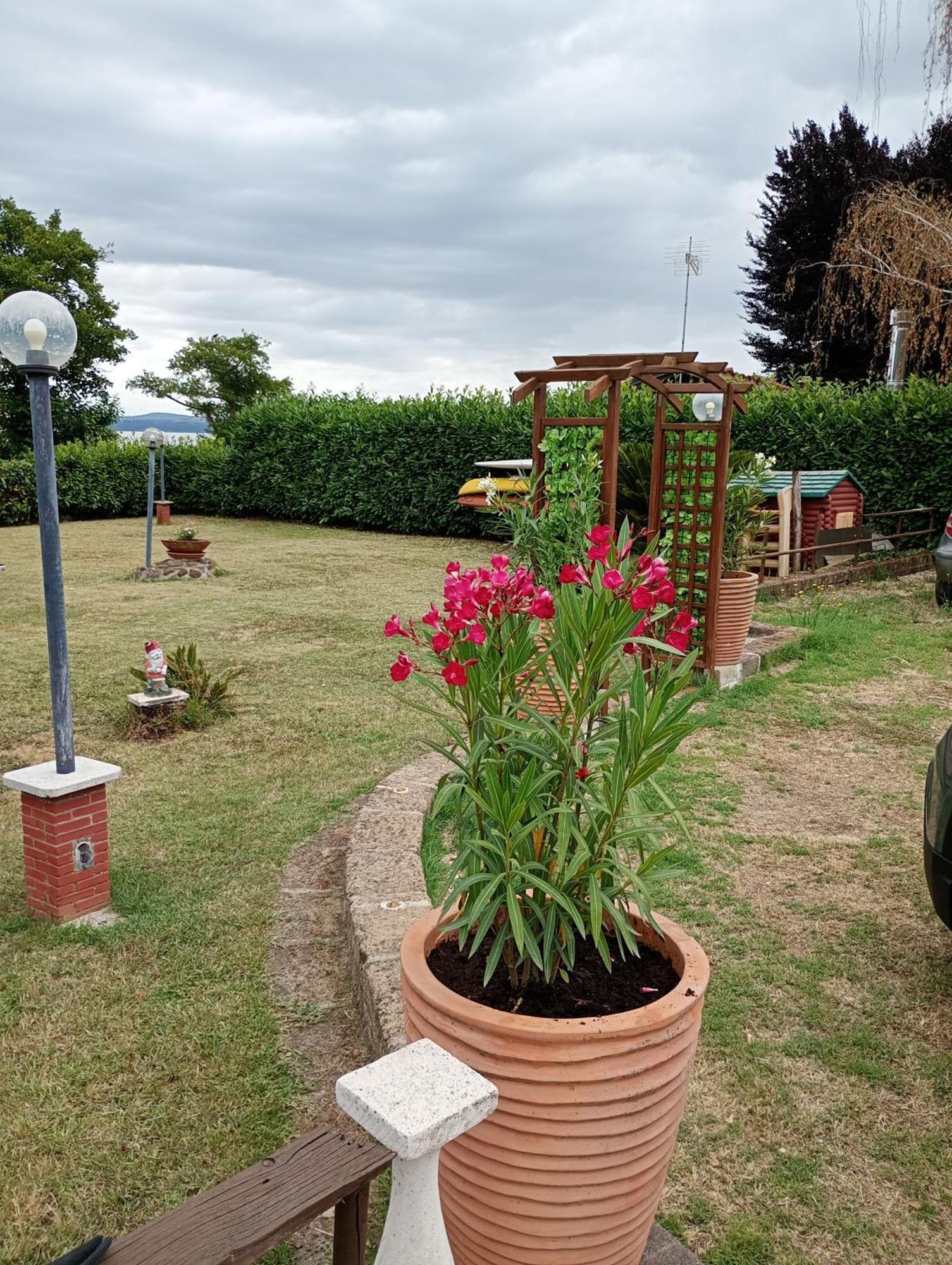 Independent Villa With Private Beach On The Lake Bracciano  Zewnętrze zdjęcie